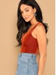 O-Ring Zip Half Placket Tank Top